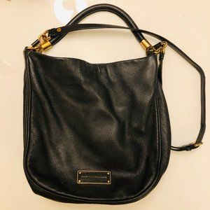 Marc by Marc Jacobs Leather Hobo Bag - Black